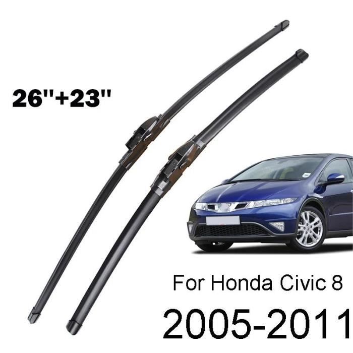 Set of 2 Front Wiper Blades for Honda Civic MK8 2005 2006 2007 2008 2009 2010 2011