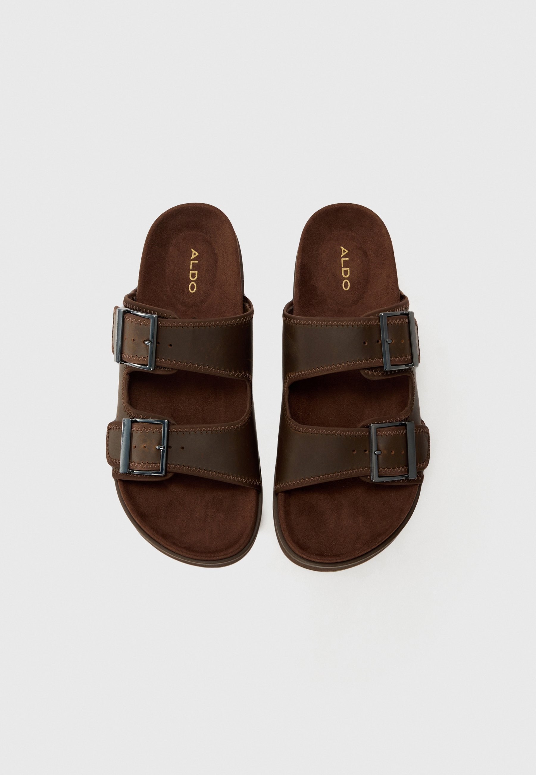 ALDO SUNNYSIDE - Mules - marrone scuro