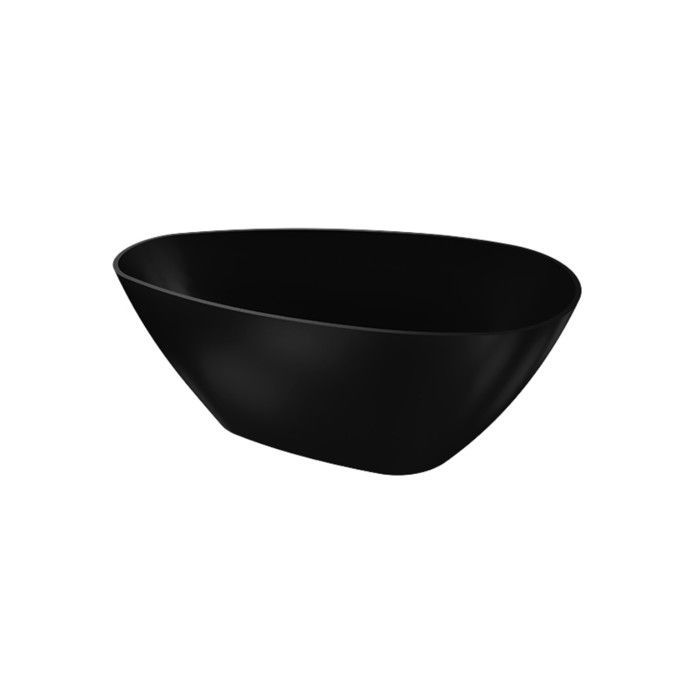 LAVITA Pietra Black Mat freestanding bathtub 150x70x64cm composite | Rectangular bathtubs | Modern | 262 L | Matte black