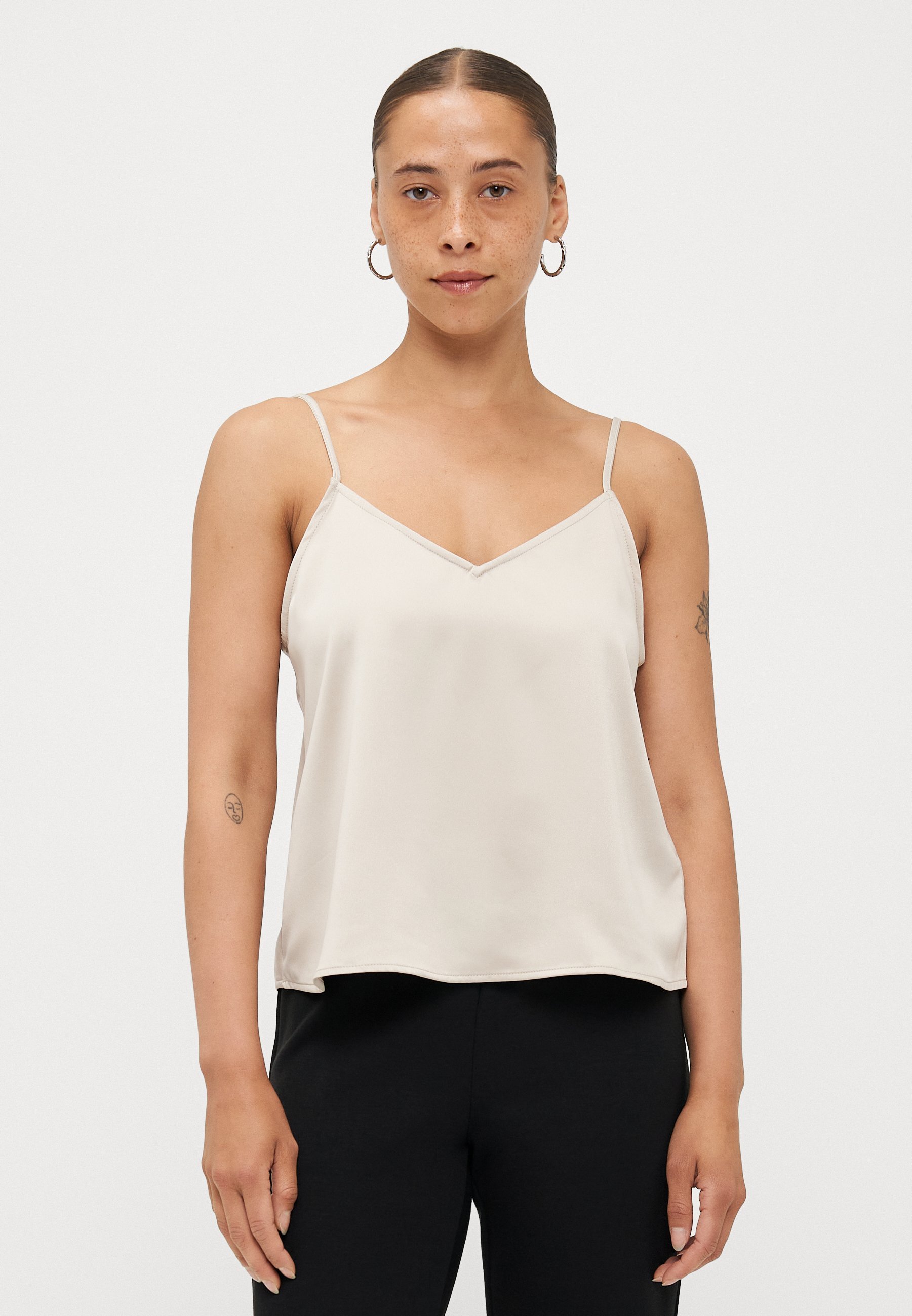 Vero Moda Petite VMMERLE SINGLET - Top - puimsteen