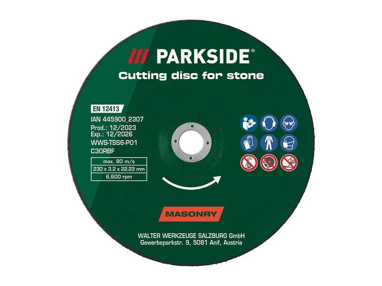 Disco de corte PARKSIDE® Zestaw, disco de rebarbação, disco de corte diamantado, Ø 230 mm