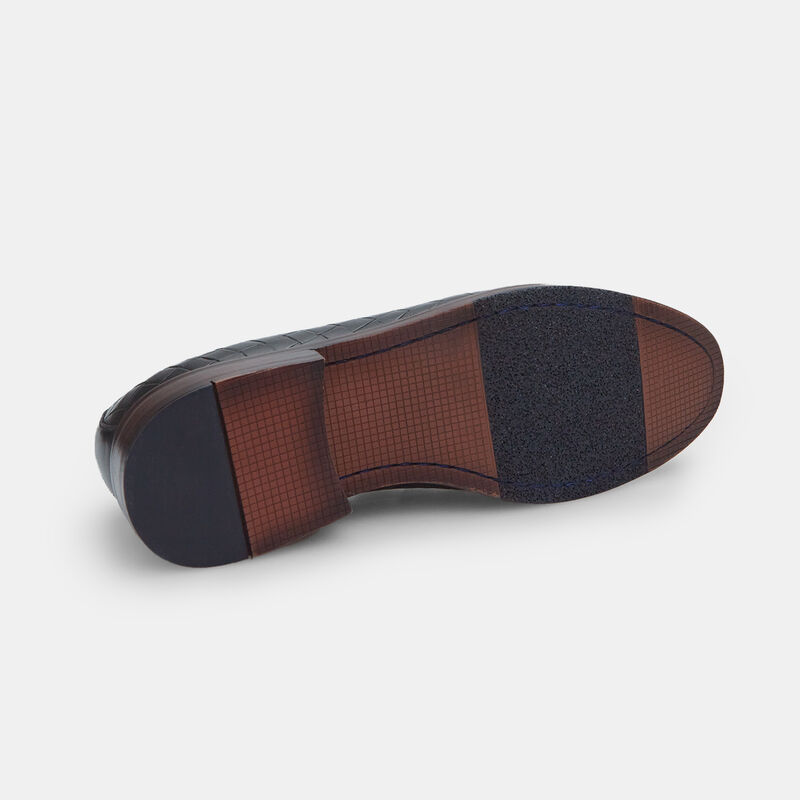 BATA Eleganckie skórzane mokasyny męskie