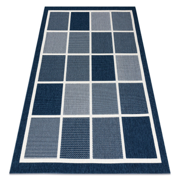 Dywan SPRING 20426994 kwadraty, ramka 80x150 cm