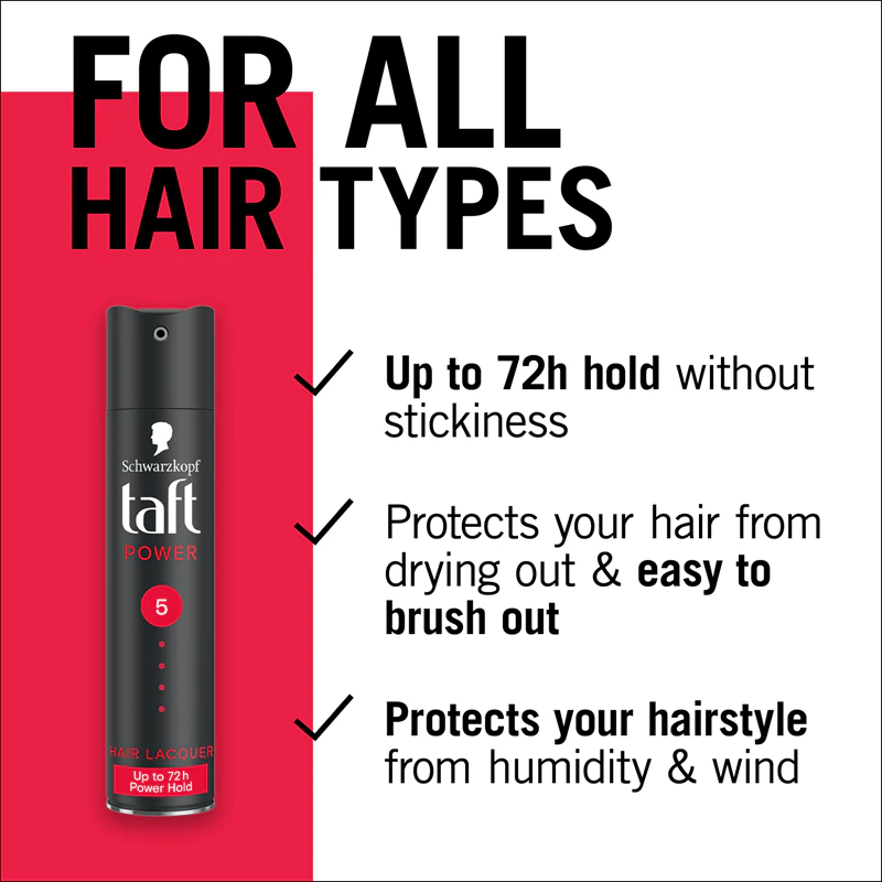 Schwarzkopf Taft Power Strong Hold lak na vlasy