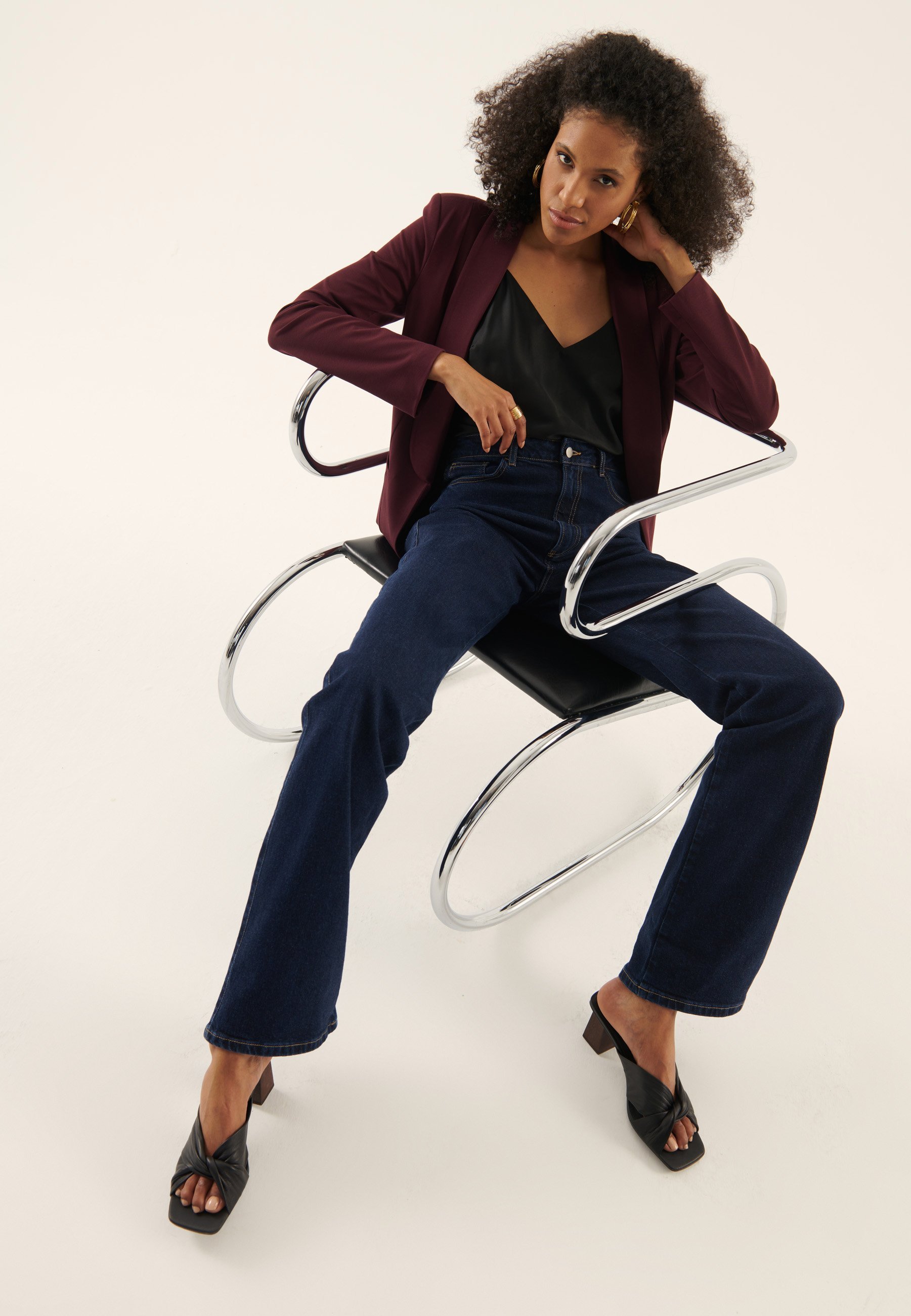 Anna Field Zakó - bordó