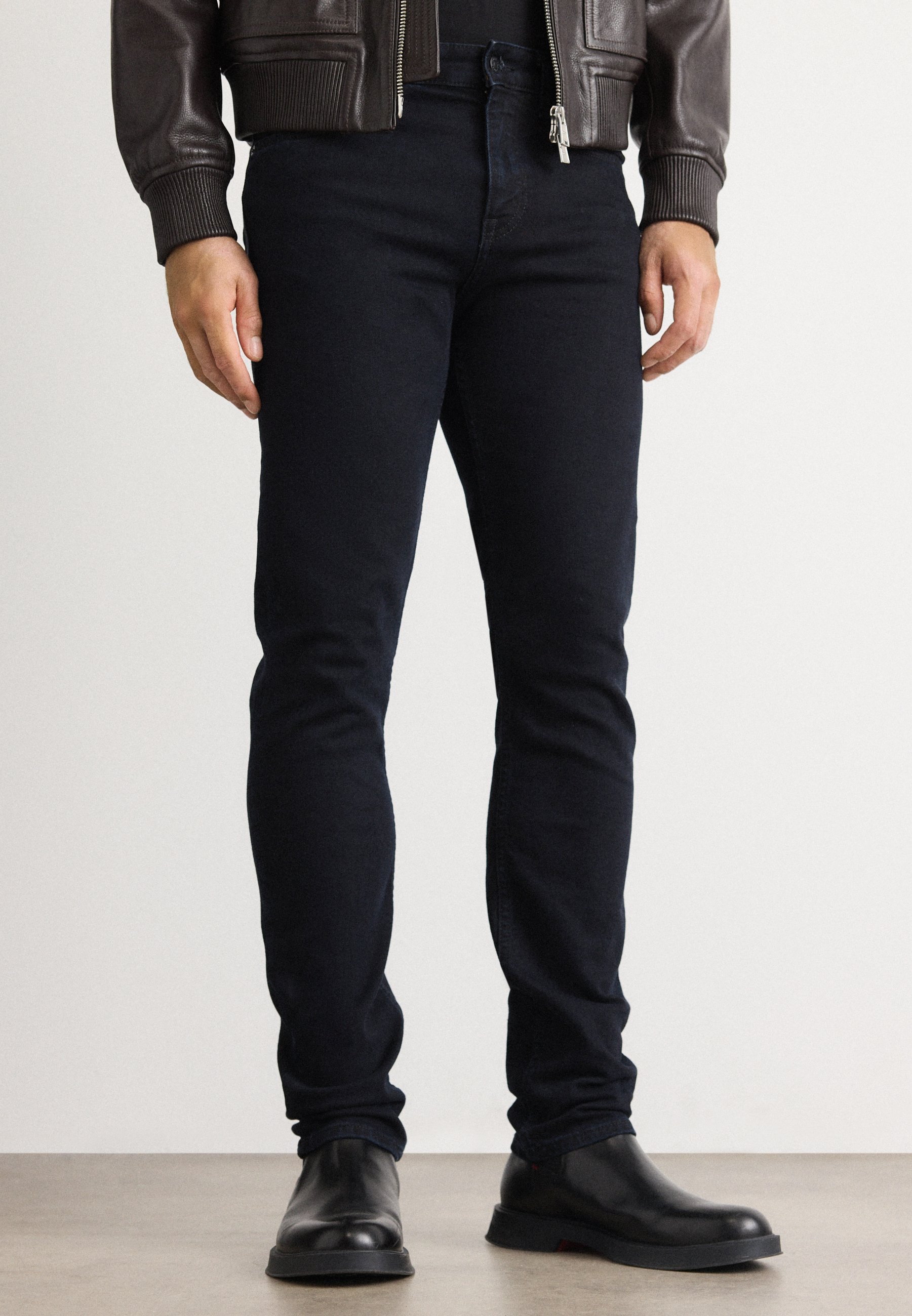 BOSS DELAWARE - Džíny Slim Fit - black