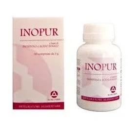 Inopur 30 tabletti, toidulisand foolhappe ja inositooliga