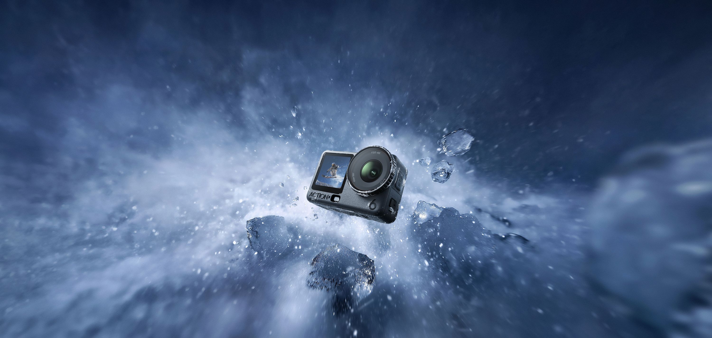 Videocamera d'azione - DJI - Osmo Action 6 Adventure Combo - Sensore da 1/1,1