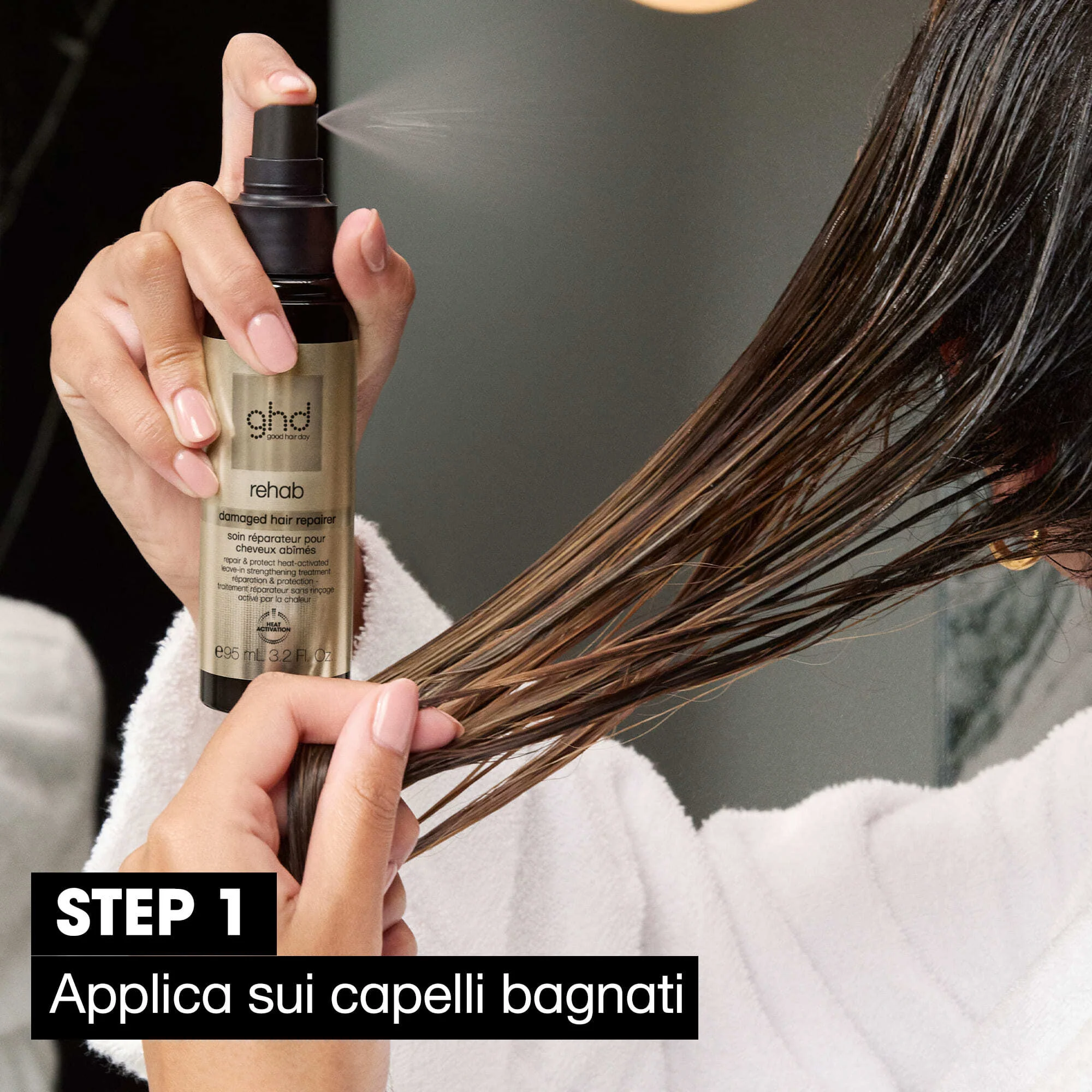 ghd Style Rehab - Damaged Hair Repairer - Spray Capelli Styling & Finish, Ristrutturanti & Ricostruttivi