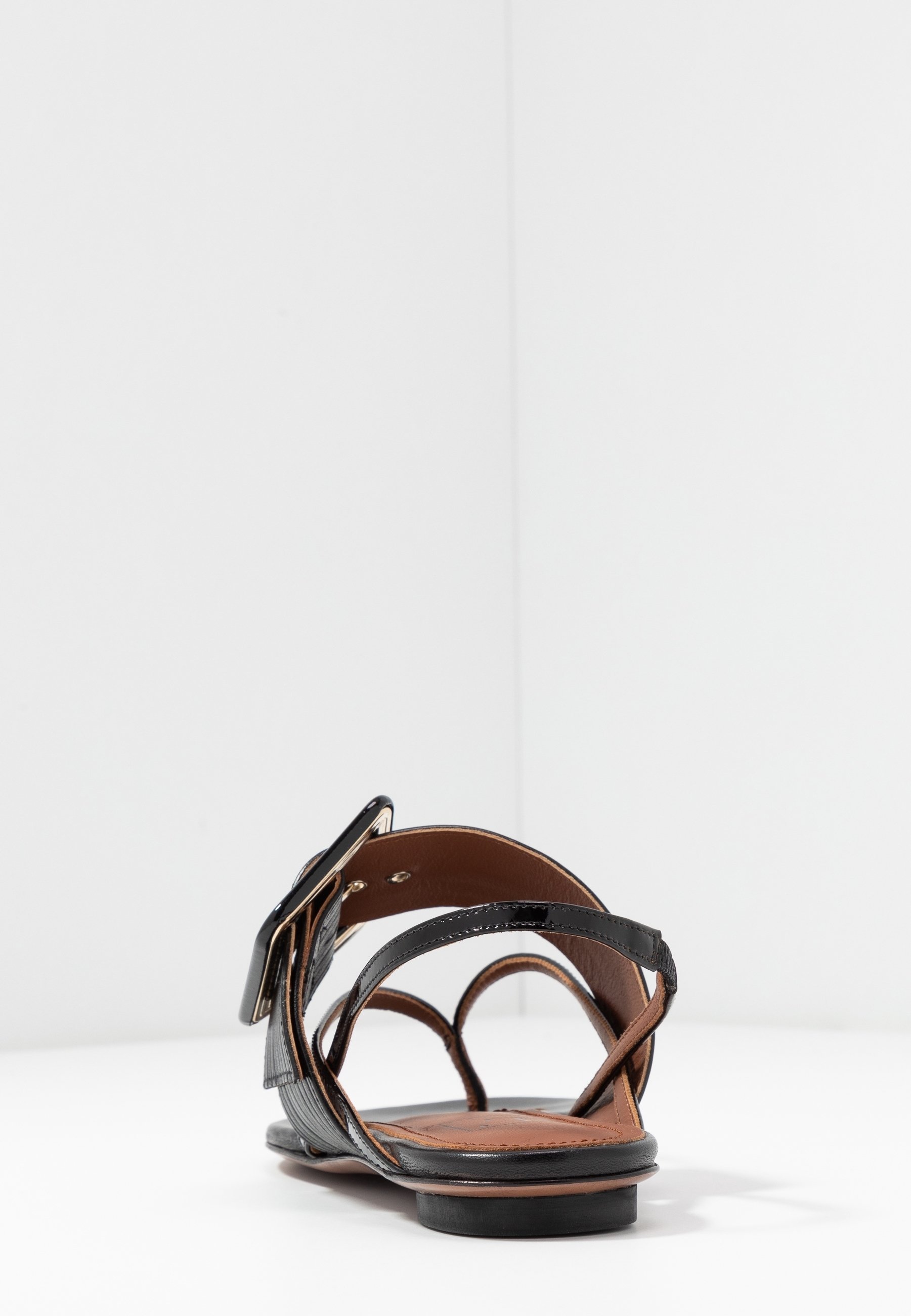 L'Autre Chose T-bar sandalen - zwart