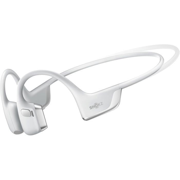 Openrun Pro 2 Mini Casque Conduction Osseuse, Bluetooth 5.3, Micro Anti-Bruit, IP55, 12H, USB-C Argent