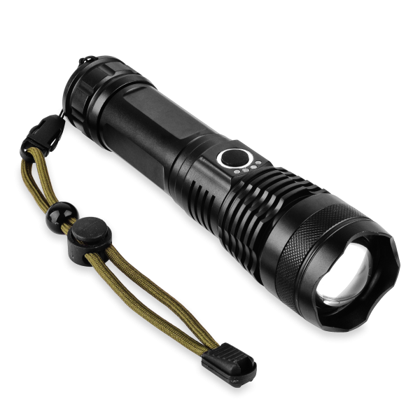 Latarka LED Germina akumulatorowa przenośna ZOOM 1000lm 4 tryby 1szt.