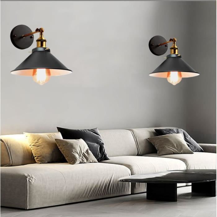 DO LOT OF 2 Creatieve moderne design wandlampen E27 22CM metalen wandverlichting