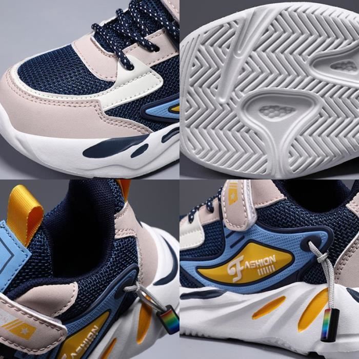Zapatillas deportivas de moda para niños, transpirables, antideslizantes y cómodas para correr.