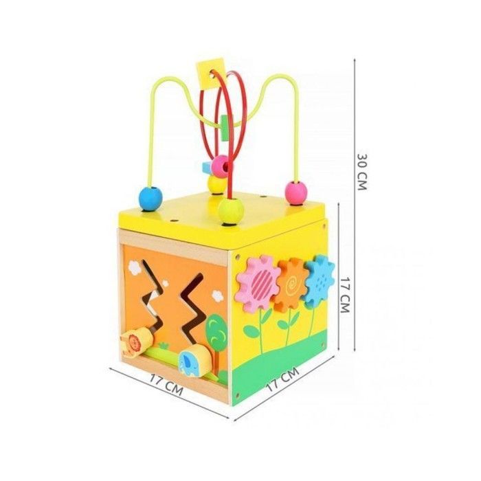 Wooden Activity Cube