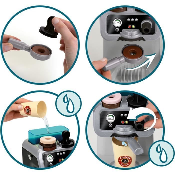 Cafetera Barista - KLEIN - 9510 - Con depósito de agua, sistema dispensador y accesorios
