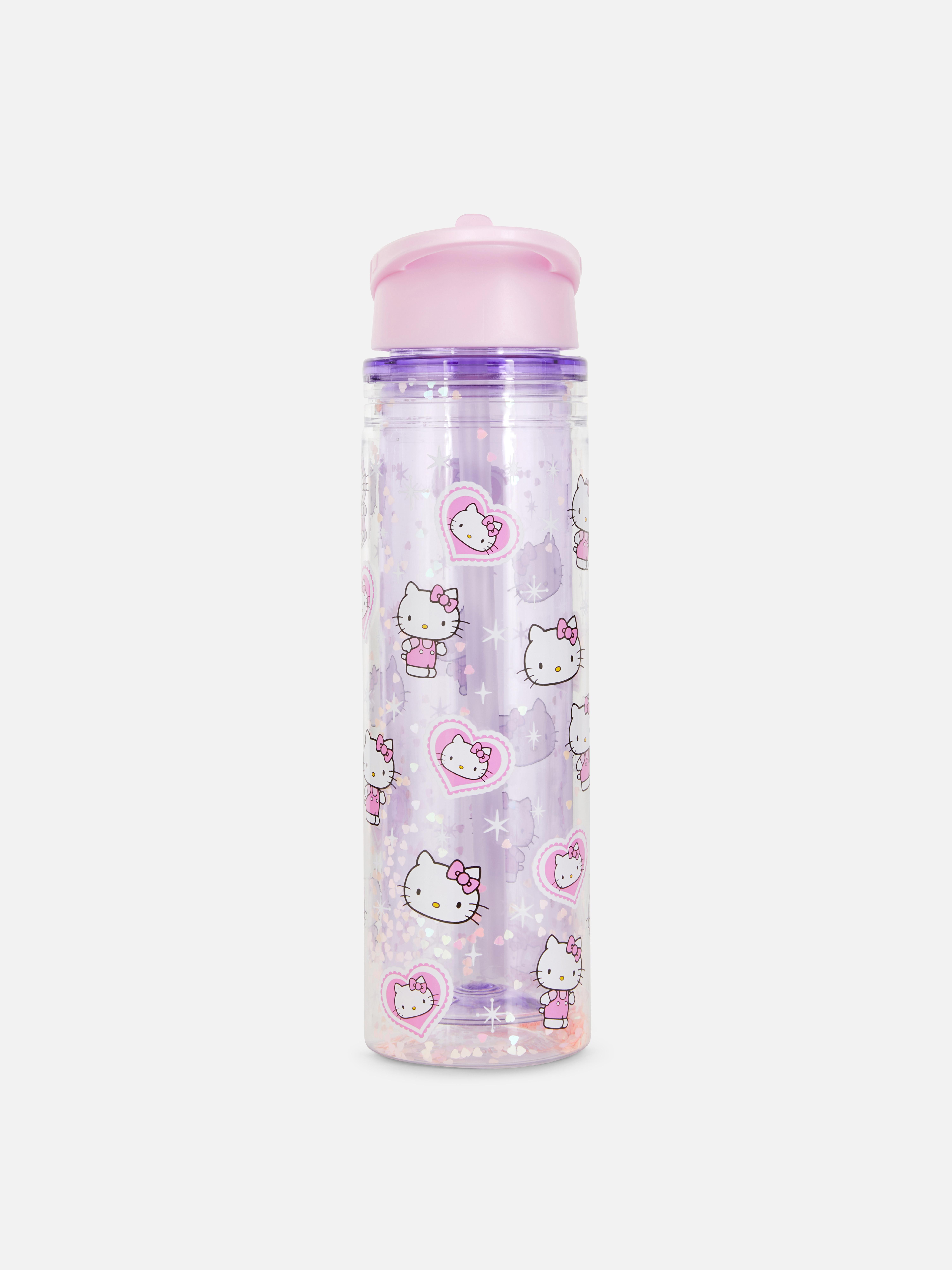 Sticlă de apă cu sclipici Hello Kitty O sticlă de apă Hello Kitty cu un design drăguț și strălucitor
