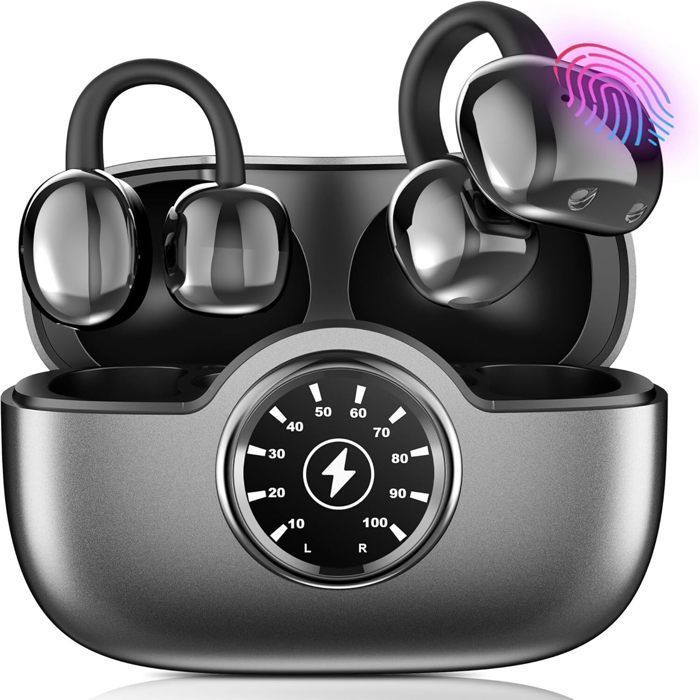 Écouteurs Sans Fil  - GSQZLTE  - HiFi Son Stéréo - Traduction 160+ Langues - Casque Bluetooth 6.0 40H - Noir