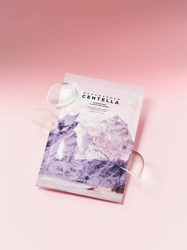 SKIN1004 Madagaskaras Centella Poremizing Clarifying Mask sejas maska ādas izlīdzināšanai un poru samazināšanai