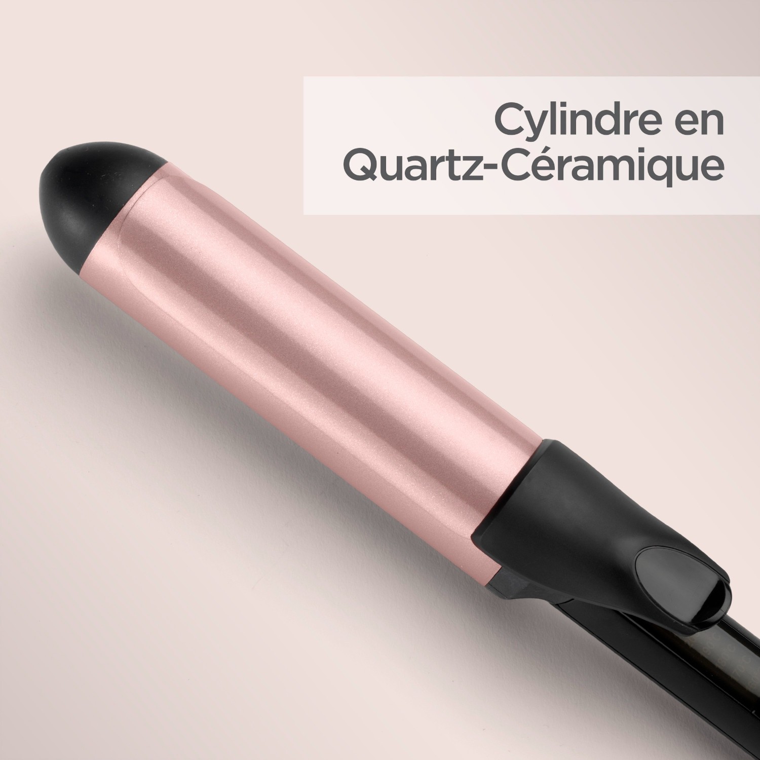 BaByliss C453E - Boucleur 38 mm Curling Tong en Quartz Céramique