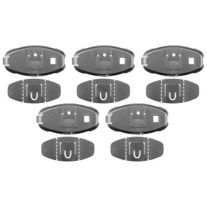 Base di montaggio adesiva - Citofono - KITADBRACKETF10SP - 5 basi di ricambio - Compatibile con Active/Connect - Adesivo 3M