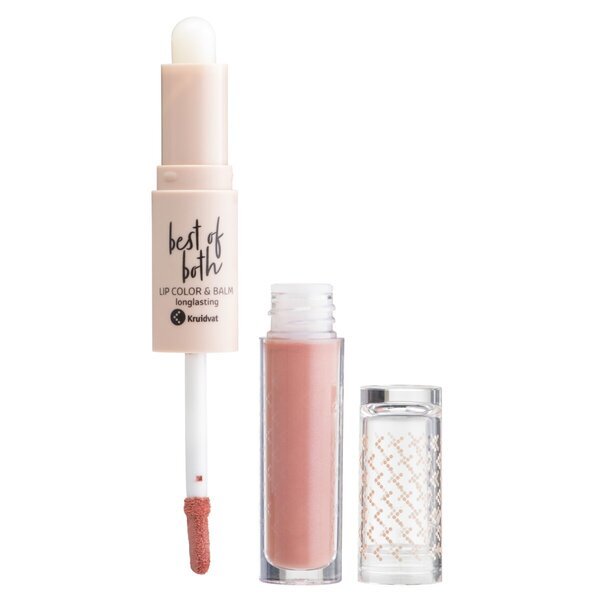 Kruidvat Best of Both 010 Secret Nude lūpu krāsa un balzams<br>5g