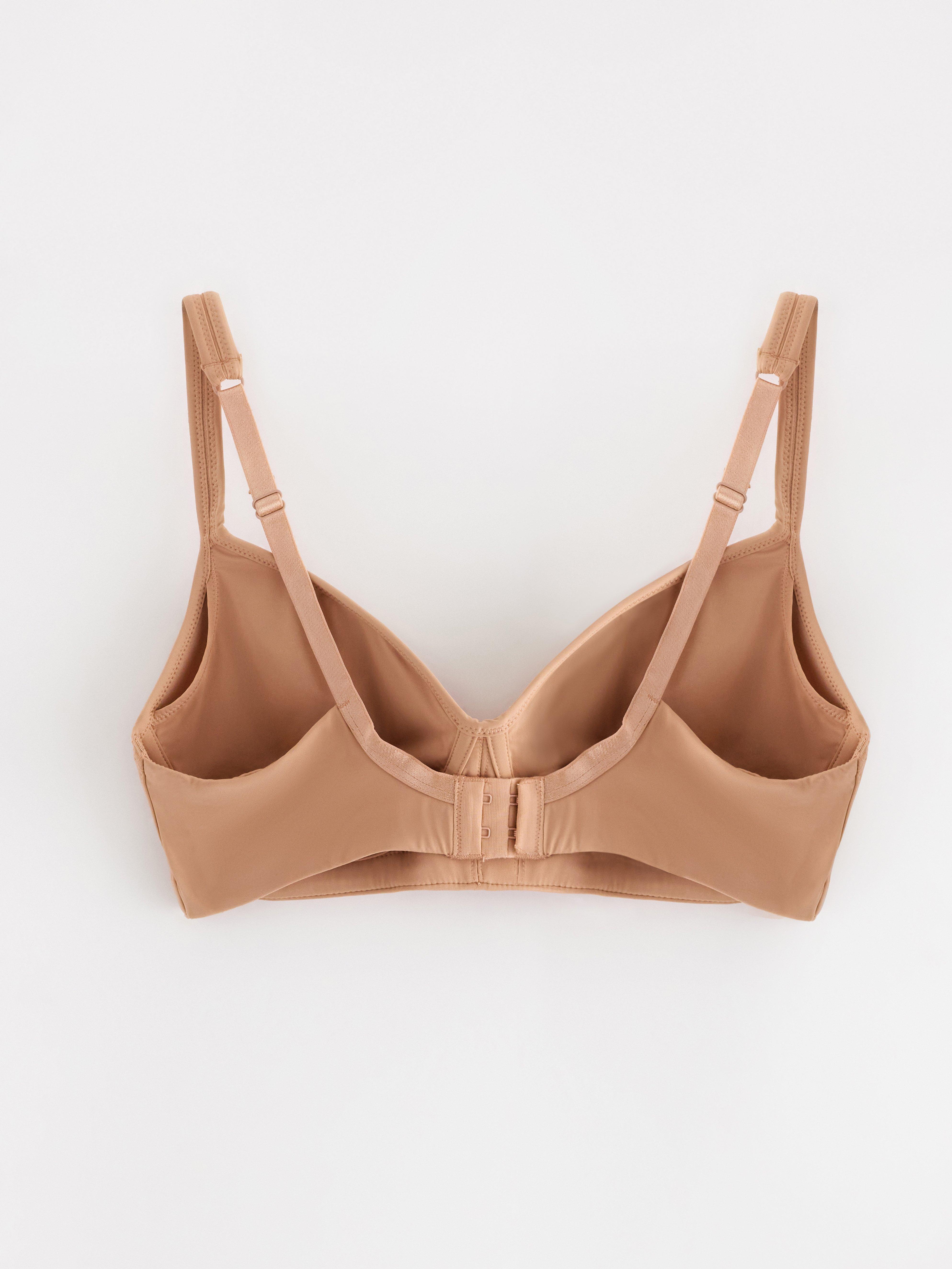 Bygellös protes-bh Beige