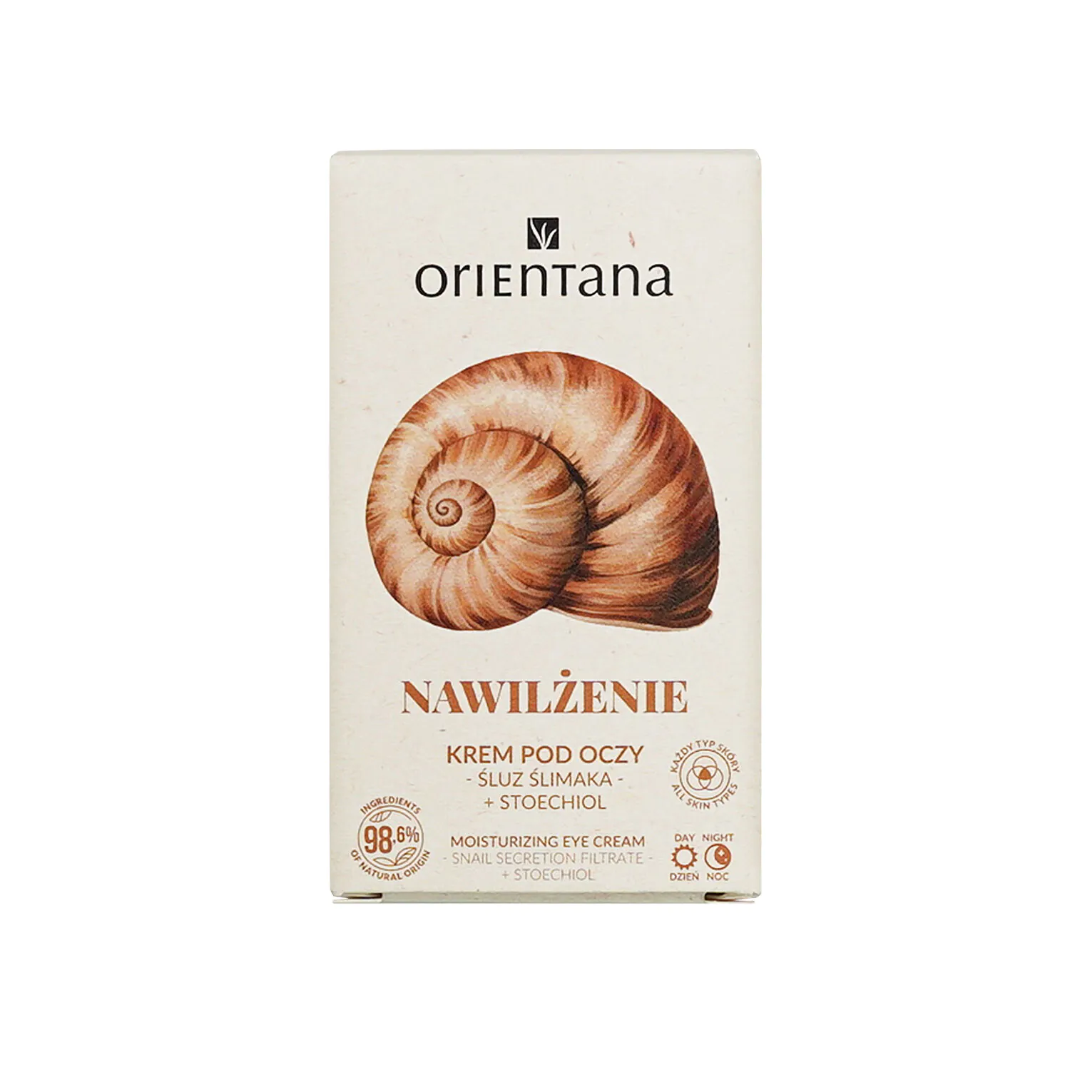 Orientana NawilżenieKrem Pod Oczy ze Śluzem Ślimaka