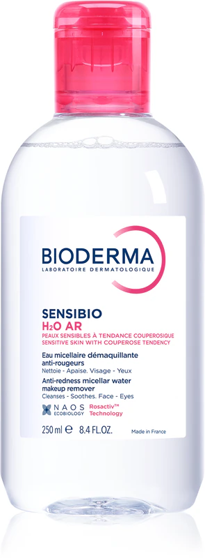 Bioderma Sensibio H2O AR micelárna voda pre citlivú pleť so sklonom k zafarbeniu