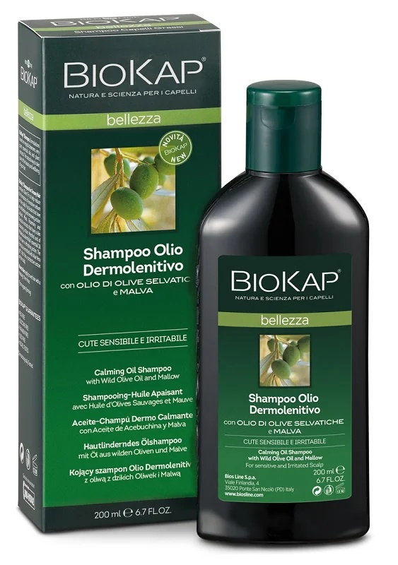 BIOKAP Biokap dermo-smoothing shampoo-olie voor de gevoelige en geïrriteerde huid 200 ml