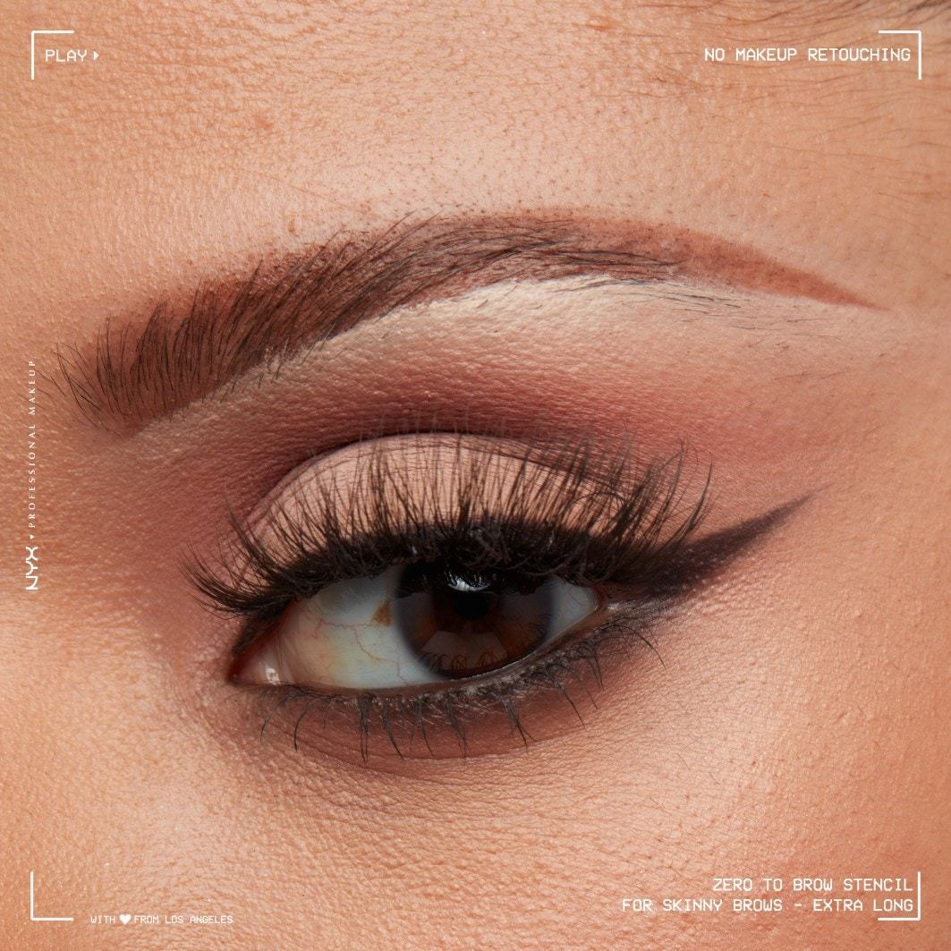 NYX Professional Makeup Zero to Brow šablon za obrve - 1 komad