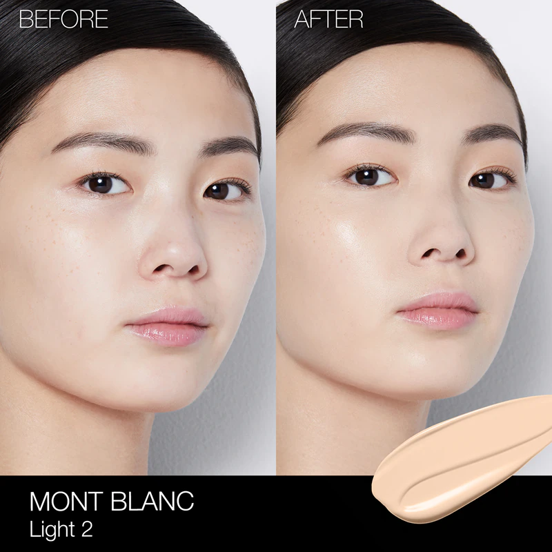 base NARS Light Reflecting™ é uma base radiante que proporciona um aspecto natural.