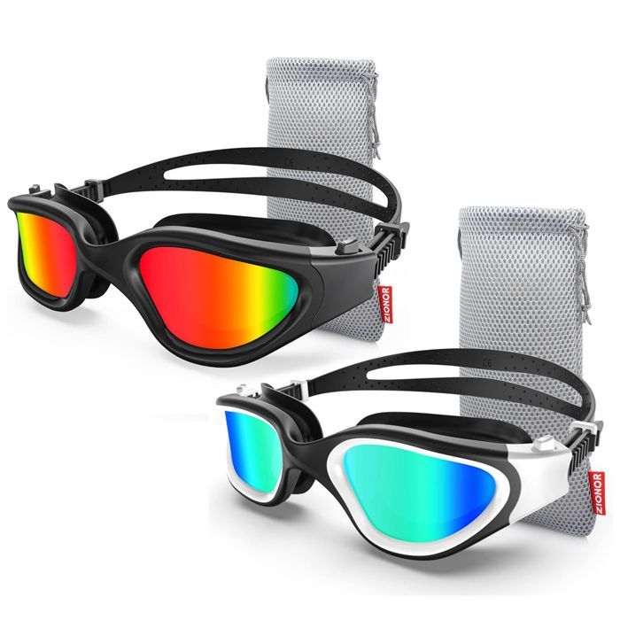 Swimming goggles - SOBROVO - 2-pack - UV protection - Polarized lenses - Ergonomic comfort