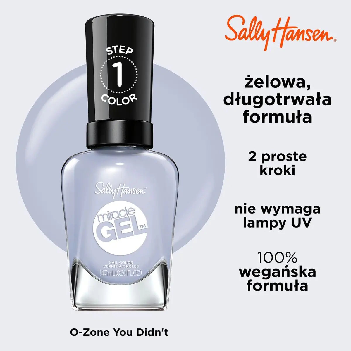 Sally Hansen Miracle Gel Lakier do paznokci, 582