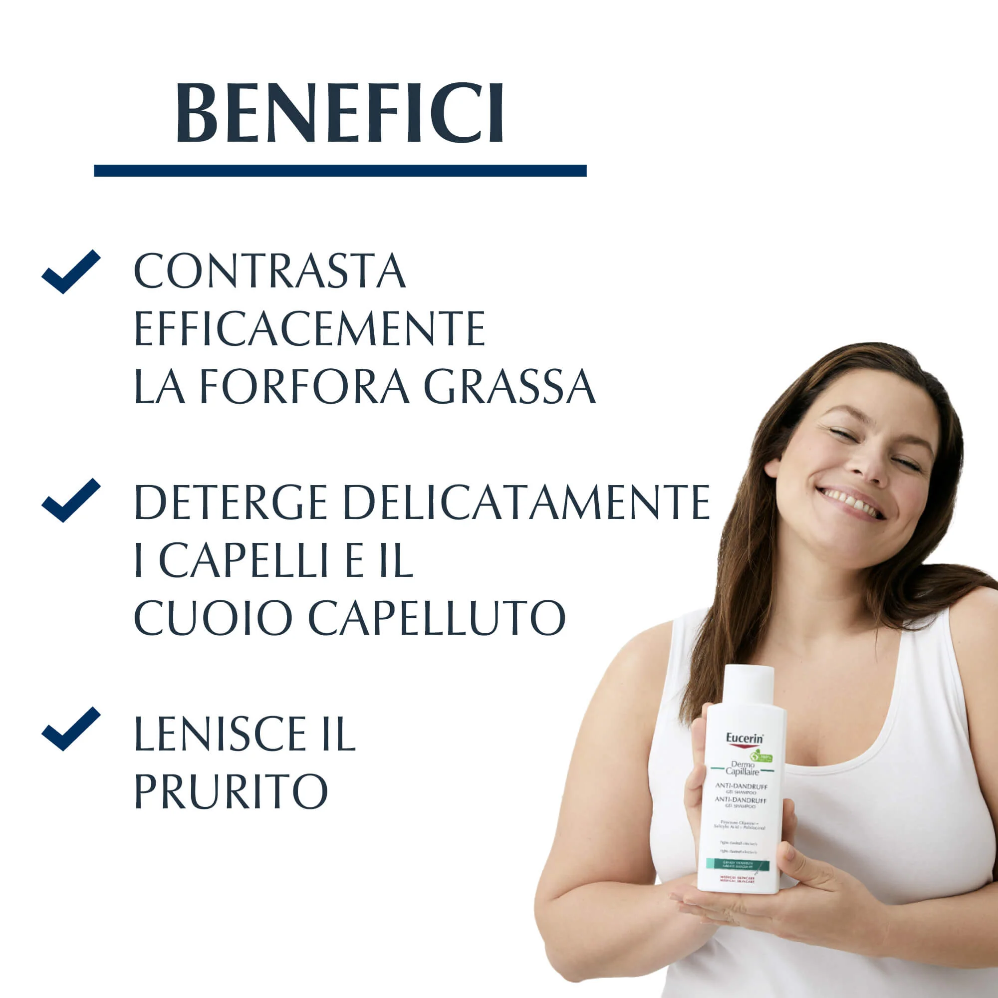 DermoCapillaire Shampoo-Gel Anti-Forfora Grassa - Shampoo Antiforfora