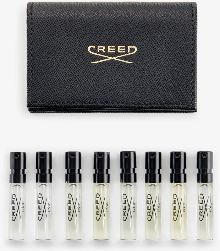 Creed leren portemonnee - zwarte set voor mannen