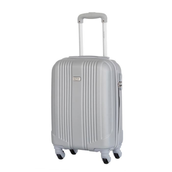 Alistair handbagagekoffer - Airo 2.0 Collectie - 4 wielen - Ultrasterk ABS - Zilver