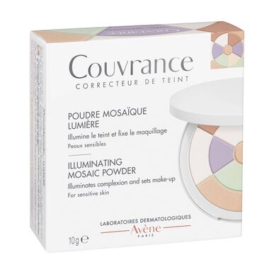 Avène Couvrance Illuminating Mosaic Powder, mattapintaa antava ja kiinnittävä kirkastava mosaiikkipuuteri, 9g