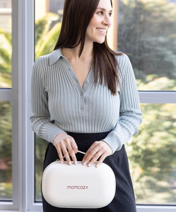 Bolsa para bomba de amamentação Momcozy, bolsa de armazenamento impermeável para bomba de amamentação.