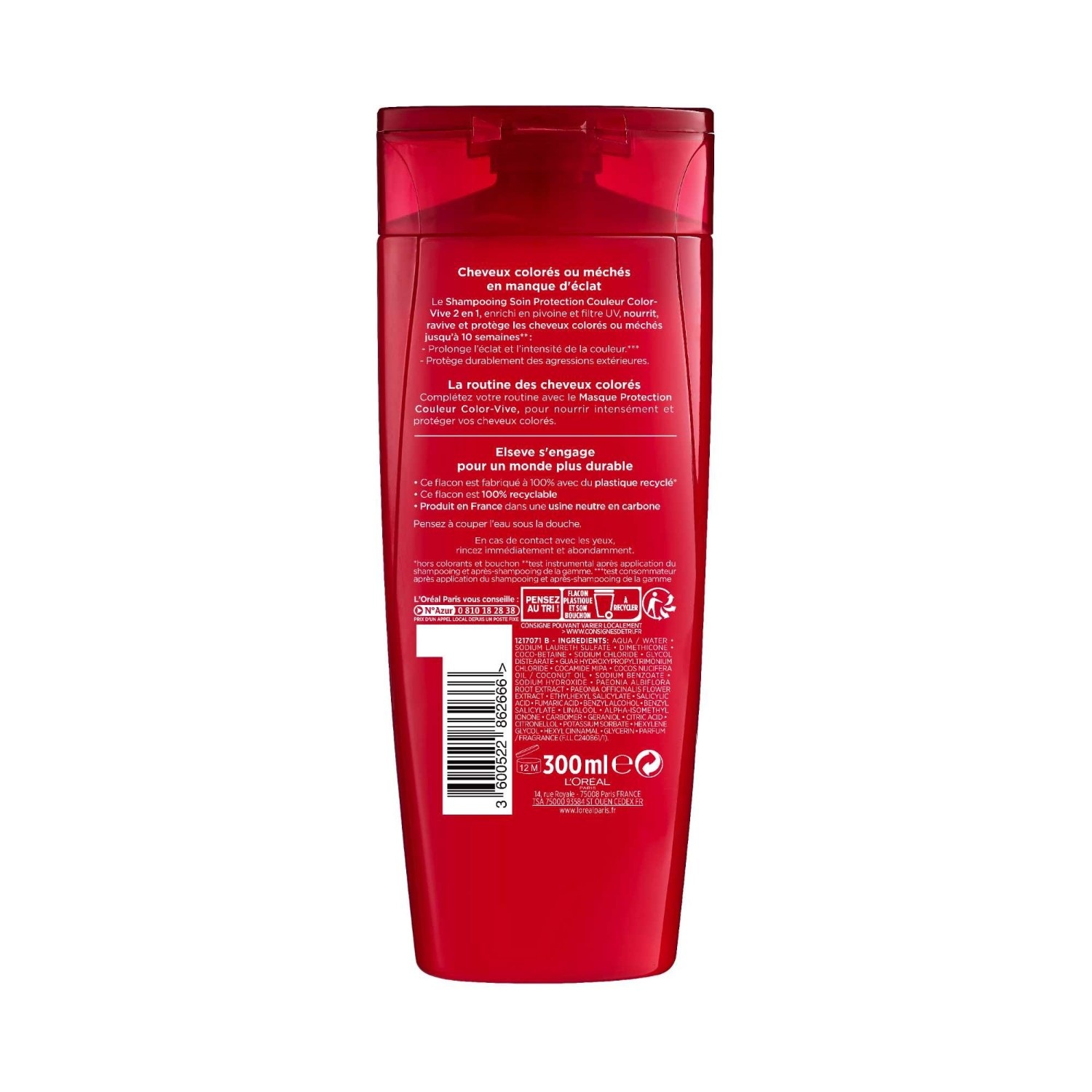 L’Oréal Paris -Vive Shampooing Soin Cheveux Colorés
