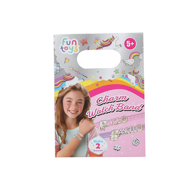 Pulsera FunToys con dijes y letras para hacer tú misma.