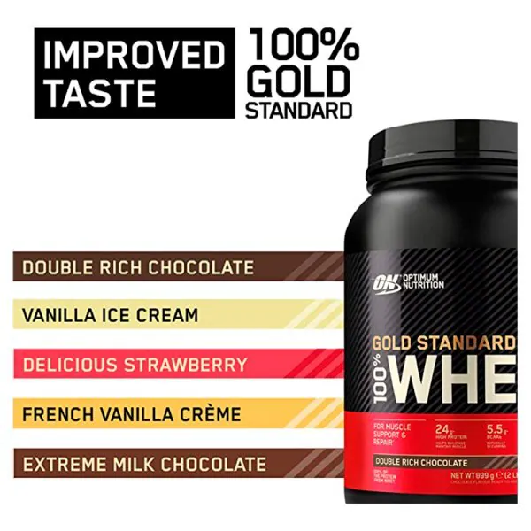 Proteine del siero di latte in polvere al doppio cioccolato Optimum Nutrition