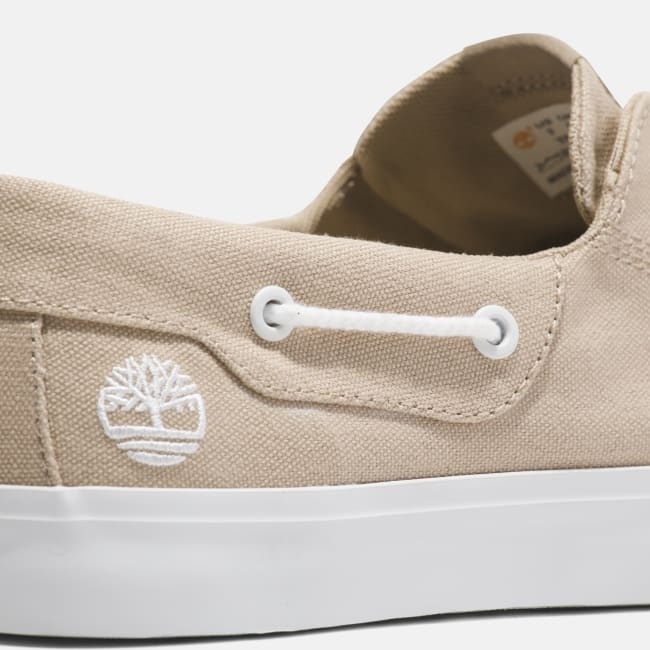 Sneaker Bassa Stringata da Uomo in beige