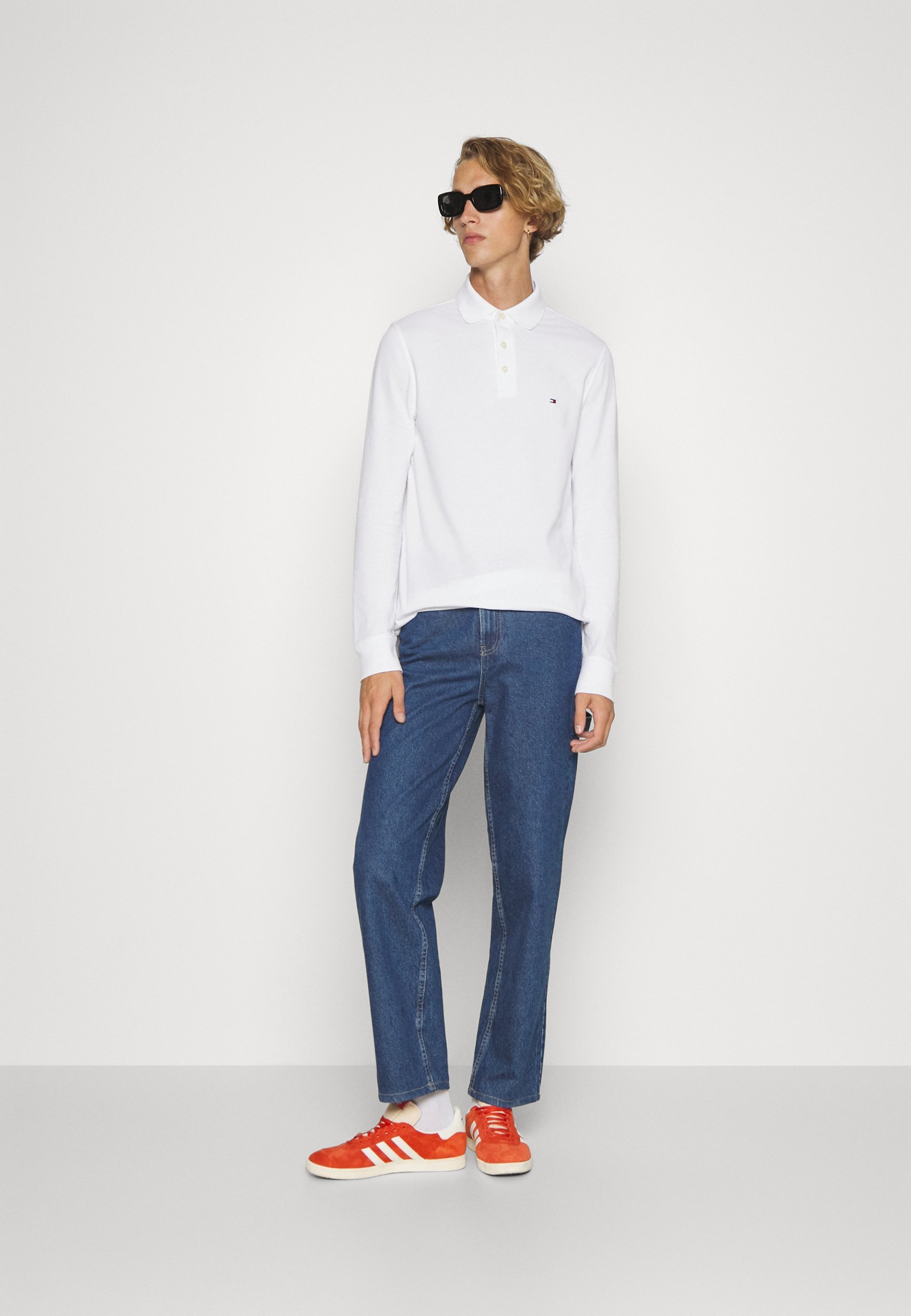 Tommy Hilfiger SLIM - Haut à manches longues - blanc