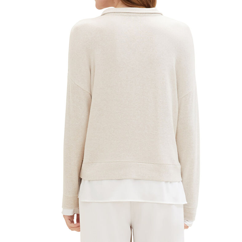 Naisten poolopaita Beige