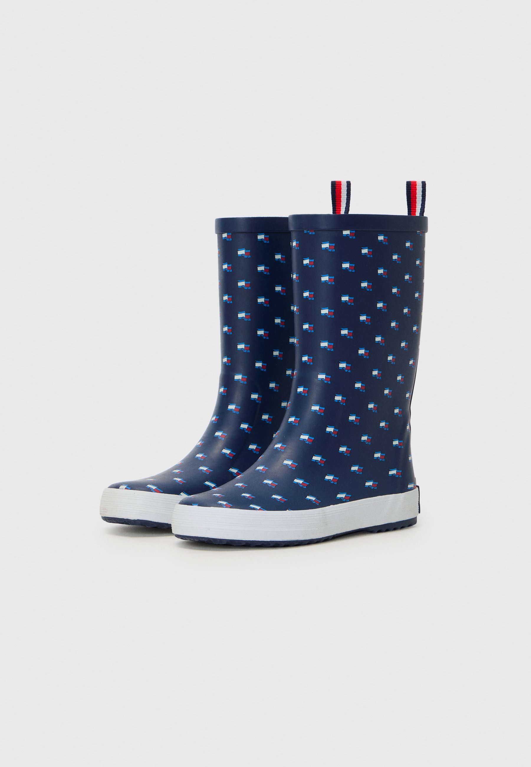 Tommy Hilfiger RUDY UNISEX - Gumijas zābaki - zili