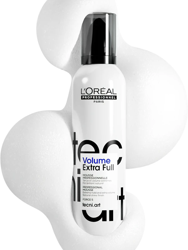 Vlasová pena L'Oréal Professionnel Tecni.Art Volume Rootlift, ktorá dodáva objem od korienkov