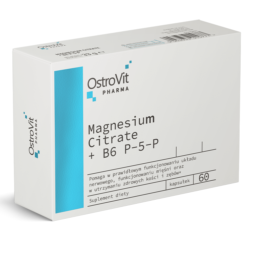 OstroVit magnezijev citrat + B6 P-5-P