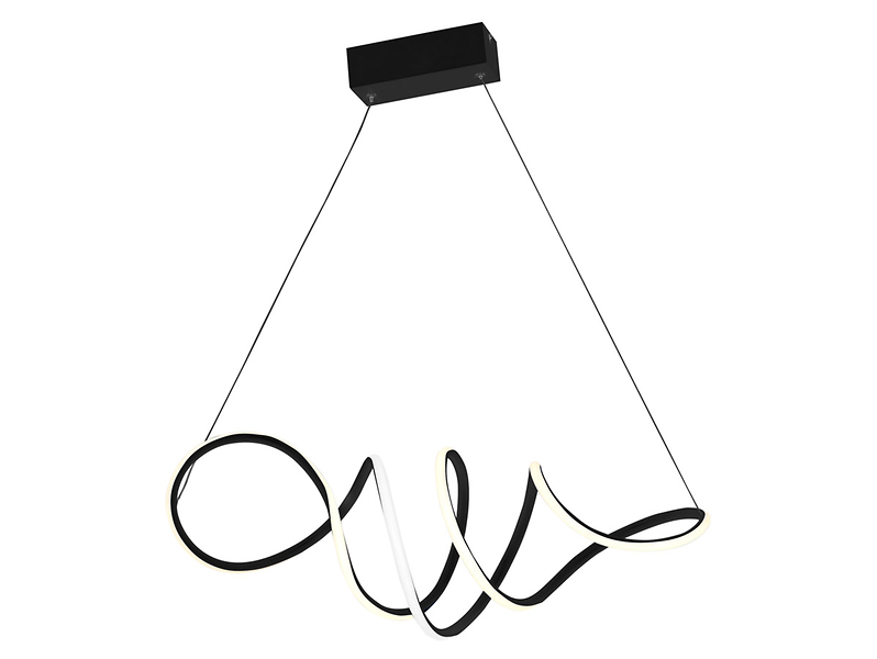 Lampa wisząca Loca LED aluminiowa czarna