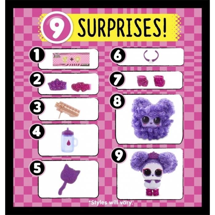 L.O.L. Surprise! - MGA Entertainment - Lights Pets - Mini poupée surprise - Effets lumineux - 6-12 ans